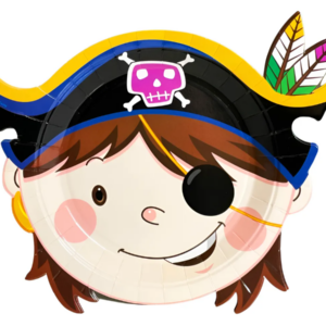 Platos Polipapel Descartables - Pirata (x6)