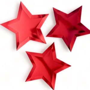 Bandejas Polipapel Descartables - Estrella (x5)